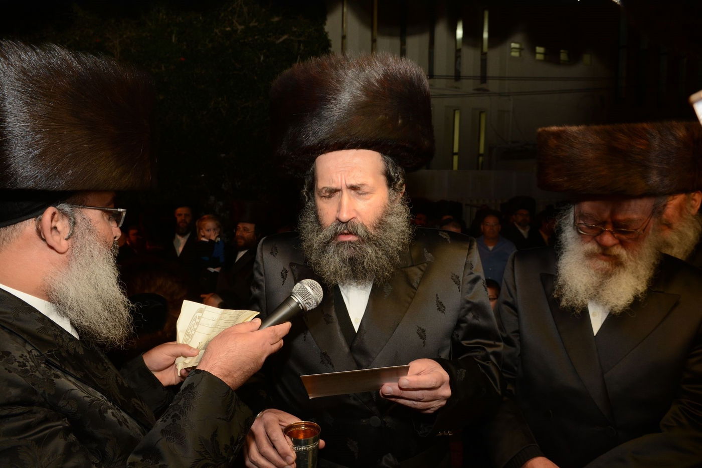 גלריה: אברהם בריסק חיתן את בנו עם נכדת האדמו"ר מליזענסק