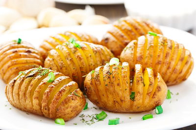 תפוחי אדמה אקורדיון אפויים בתנור