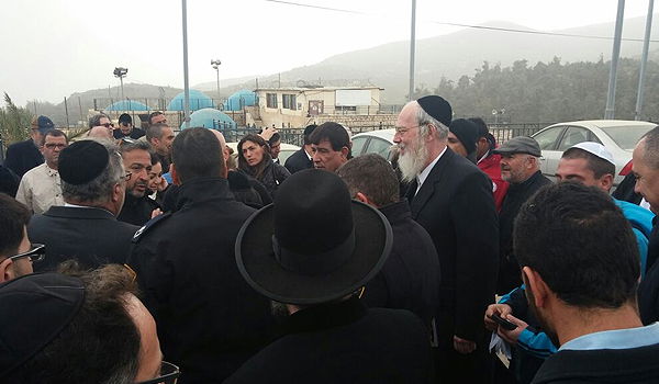 חברי הכנסת החרדים ביקרו במירון ובדקו את ההיערכות לל"ג בעומר