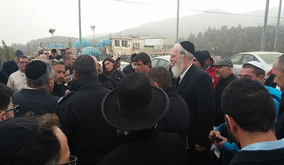 חברי הכנסת החרדים ביקרו במירון ובדקו את ההיערכות לל"ג בעומר