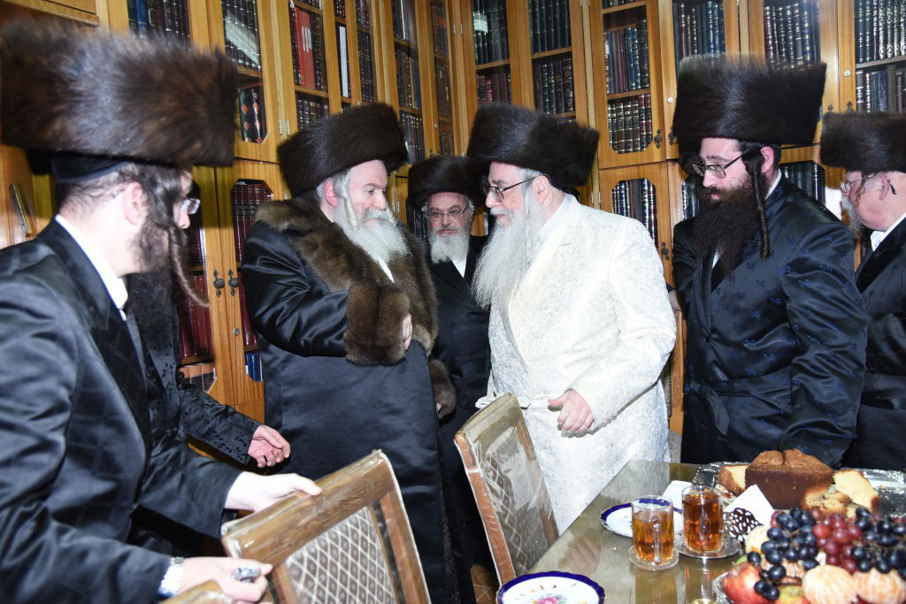 תיעוד מיוחד: האדמו"ר מבאבוב ביקור אצל האדמו"ר מצאנז