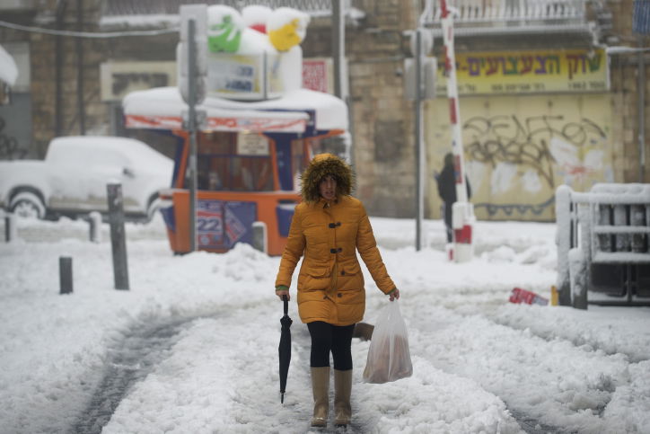 אחרי הסערה: הכבישים לירושלים נפתחו לתנועה