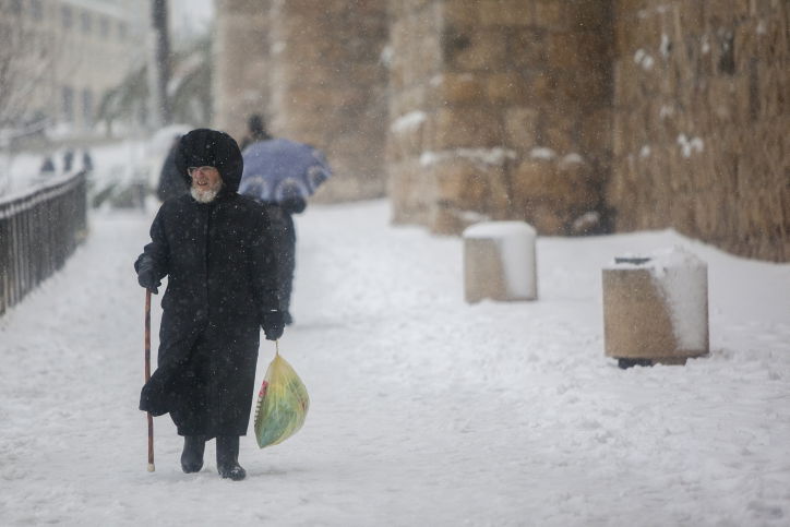 אחרי הסערה: הכבישים לירושלים נפתחו לתנועה