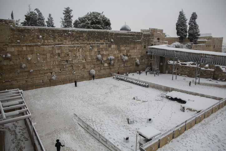 אחרי הסערה: הכבישים לירושלים נפתחו לתנועה