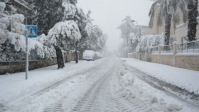ירושלים התעוררה לבוקר לבן; עשרות ס"מ של שלג