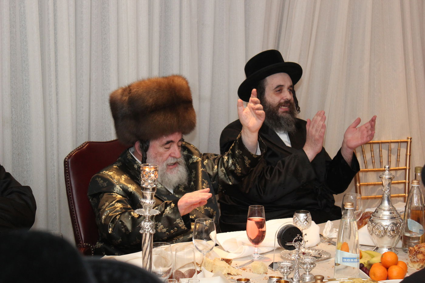 גלריה: טיש ראש חודש אדר עם האדמו"ר מויז'ניץ