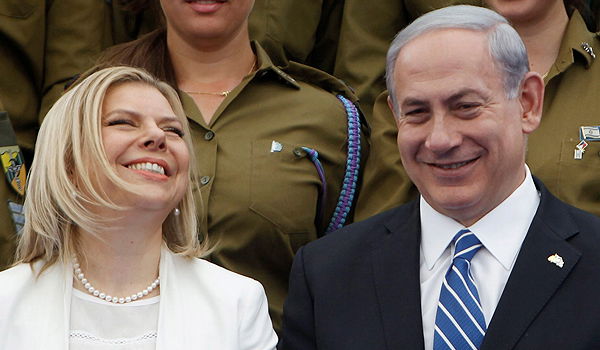 נתניהו ורעייתו שרה