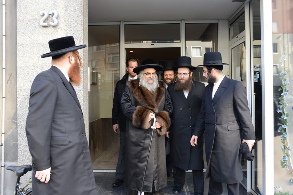 תיעוד ענק: ביקור אדמו"ר מסאטמר באנטוורפן