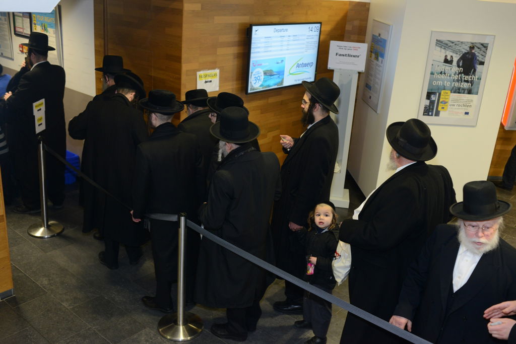 תיעוד ענק: ביקור אדמו"ר מסאטמר באנטוורפן