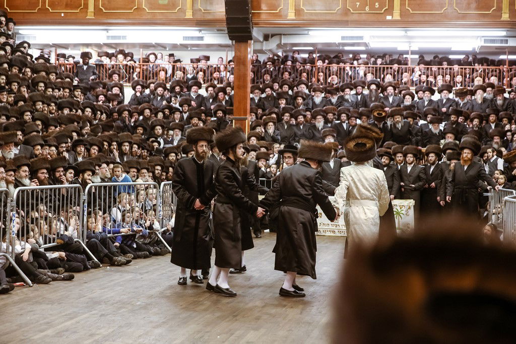 גלריה: חתונת נכד הרבי מסאטמר