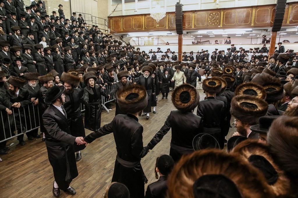 גלריה: חתונת נכד הרבי מסאטמר