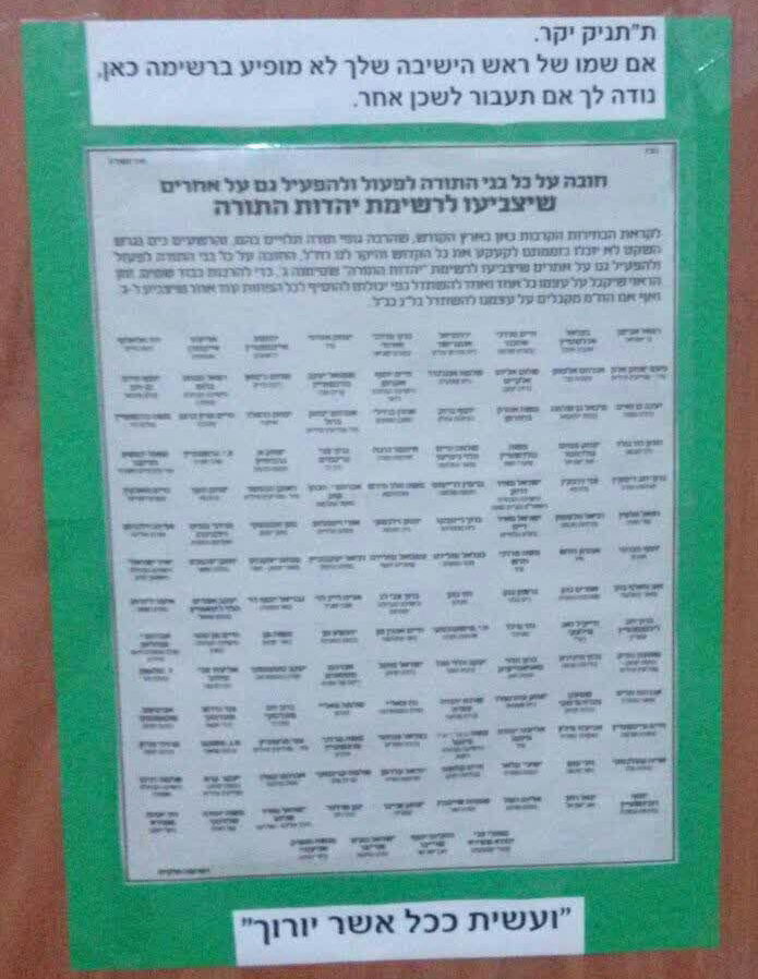 יוזמה: לא תורמים לת"תים המשוייכים לפלג הירושלמי