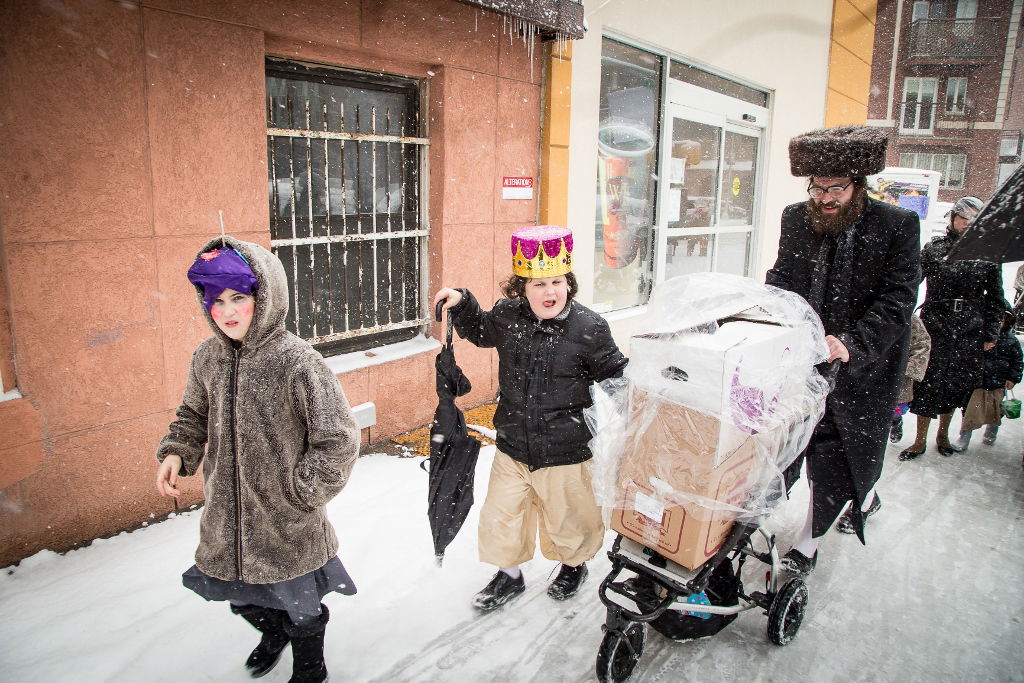 גלריה: פורים מושלג בויליאמסבורג
