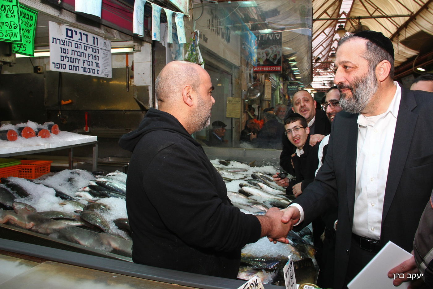 תיעוד: אריה דרעי בסיור בחירות שוק מחנה יהודה