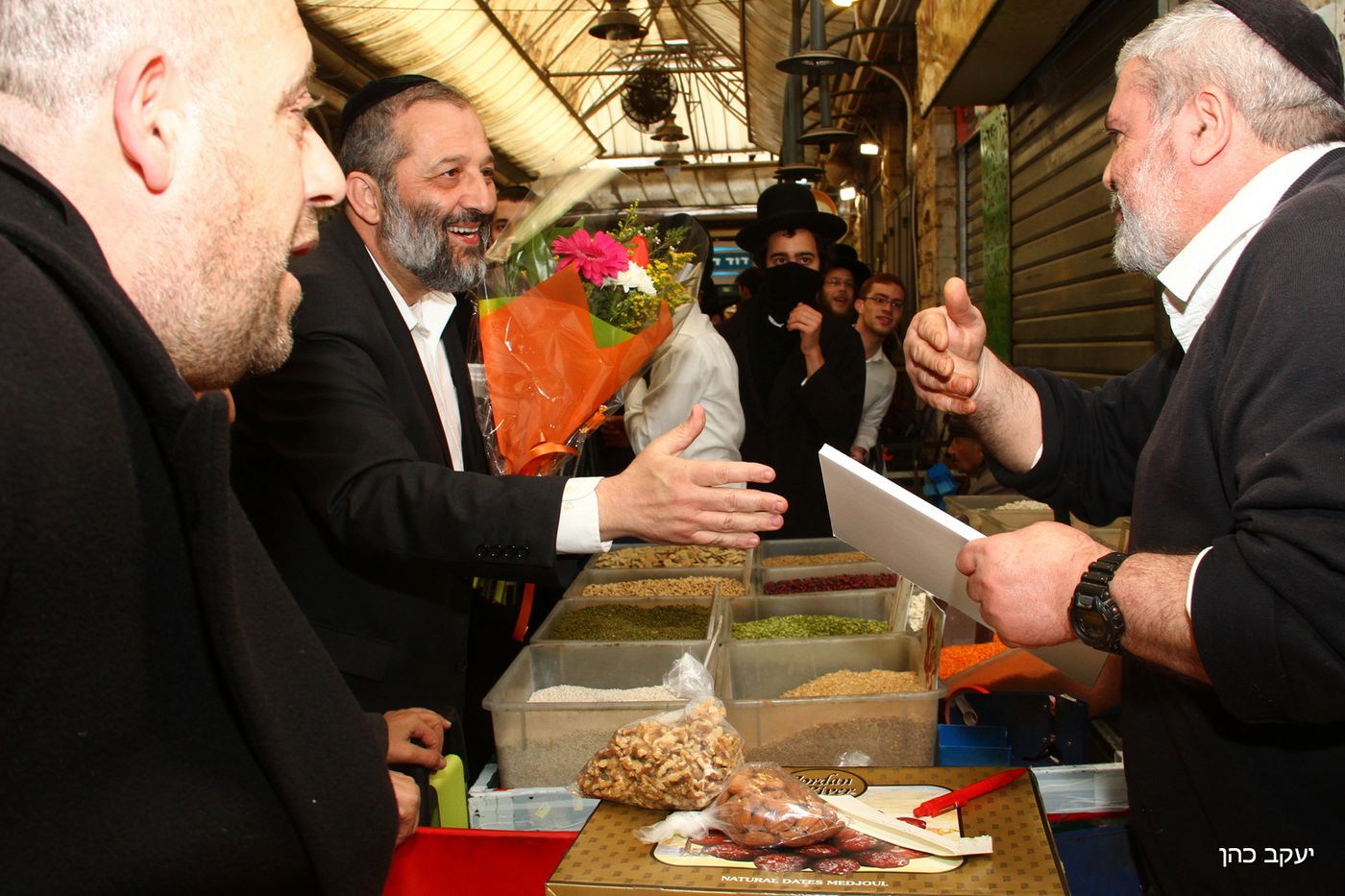 תיעוד: אריה דרעי בסיור בחירות שוק מחנה יהודה