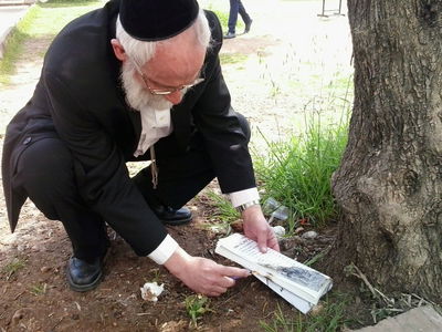 הגאון רבי שלמה פלאי בשריפת החוברת