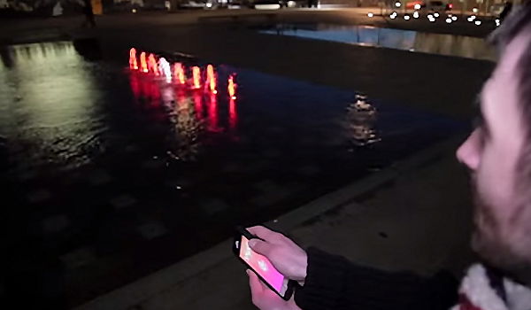 הטרנד הבא? לשחק סנייק עם מזרקה. צפו בוידאו