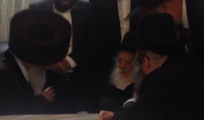 מרן הגר"ח קנייבסקי ניחם את הגר"ח וואזנר