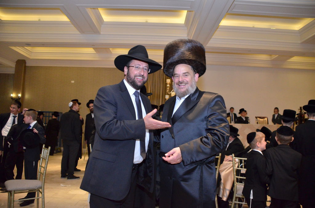 רבנים ואדמו"רים בבר מצווה לבנו של הנגיד אהרון יוסף קורניצר