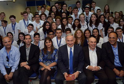 נתניהו ומתמודדי חוג התנ"ך