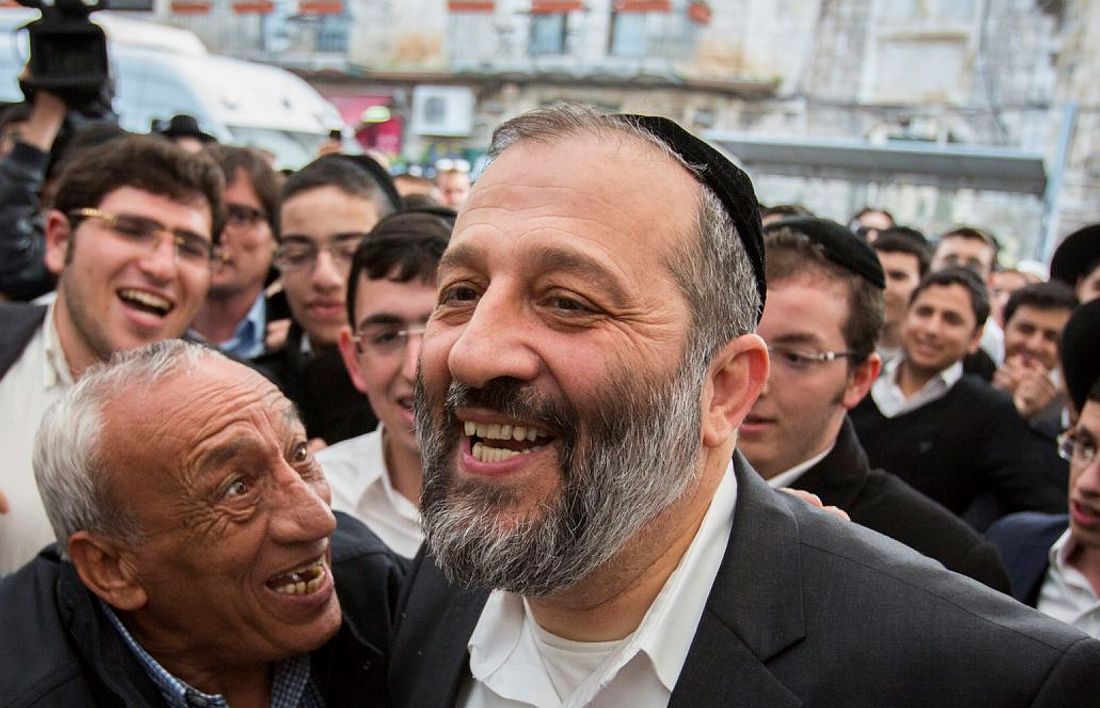 דרעי עם פעילים לפני הבחירות לכנסת ה-20