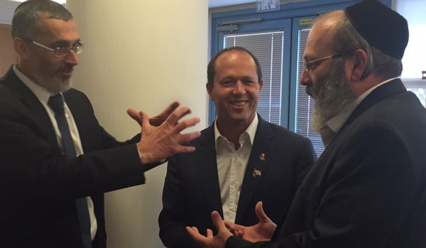 הנציגים החרדים עם ברקת