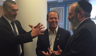 הנציגים החרדים עם ברקת