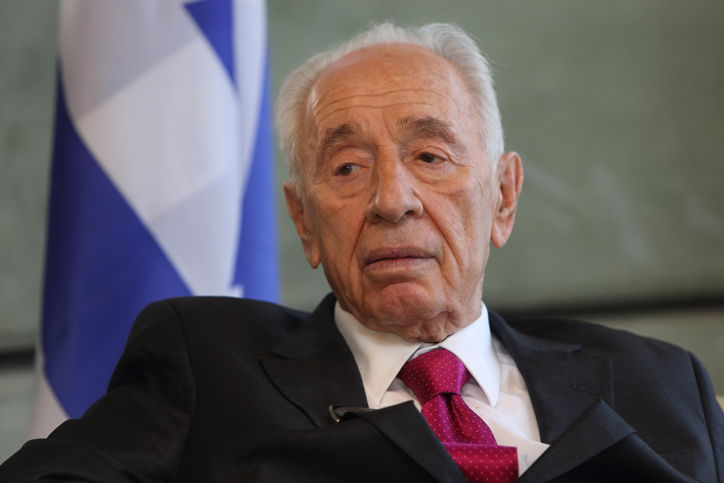 הנשיא לשעבר שמעון פרס חש ברע