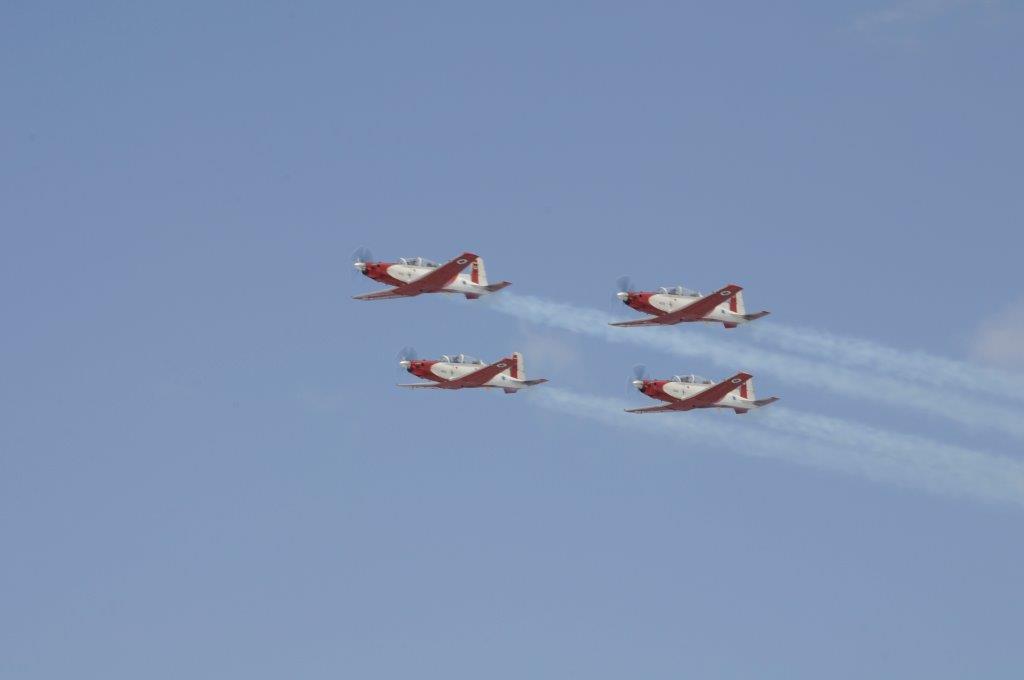 גלריה: המטס של חיל האוויר בשמי תל אביב