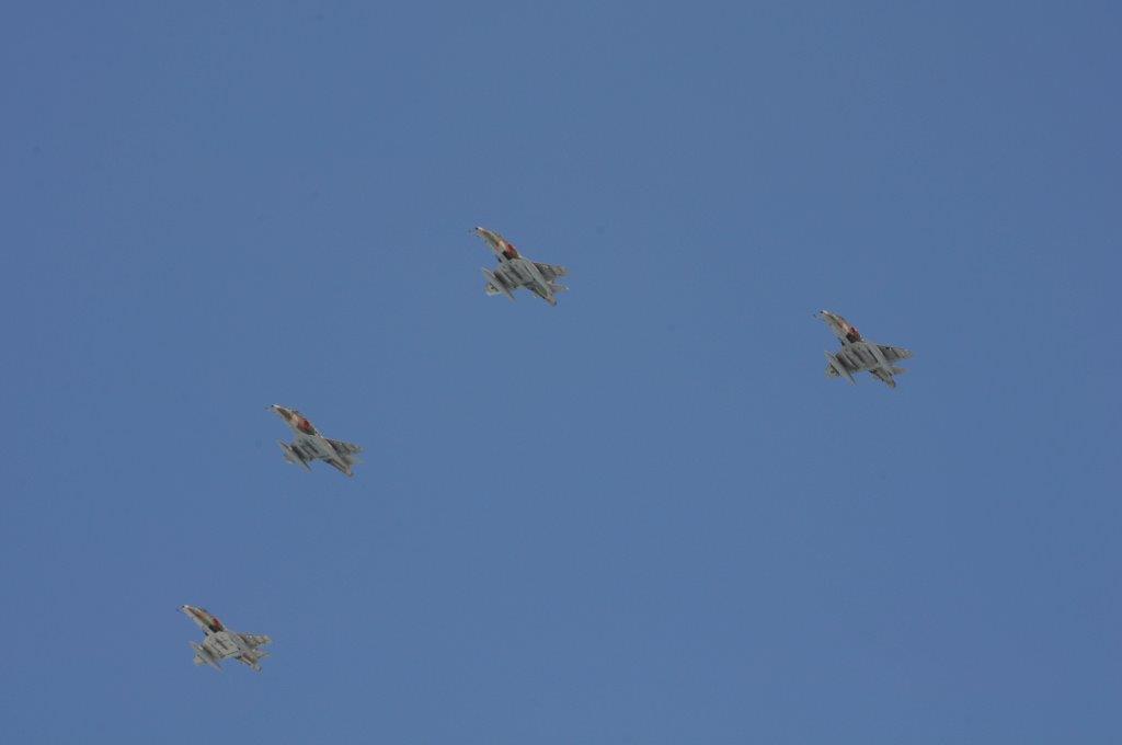 גלריה: המטס של חיל האוויר בשמי תל אביב