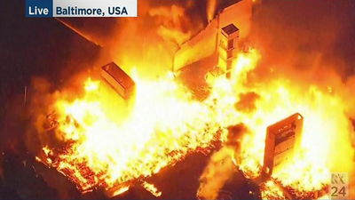 להבות בבולטימור