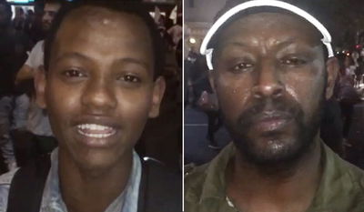 מפגין במחאת העדה האתיופית: "קורא לחרדים להצטרף אלינו"