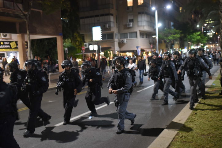 המחאה האלימה של בני העדה האתיופית • גלריה
