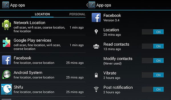 כך זה נראה באנדרואיד 4.3