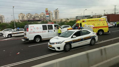 זירת התאונה