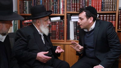 יעקב בצלאל עם הגר"ש כהן