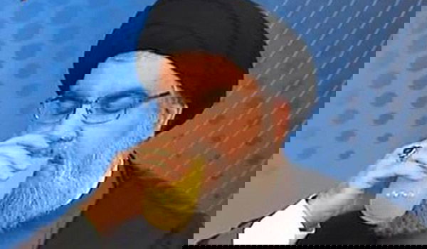 נסראללה והמשקה הצהוב, בנאום הקודם