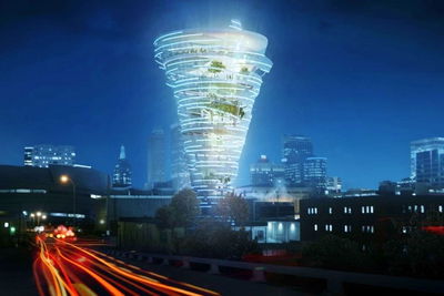 מלחיץ. מגדל הטורנדו באוקלהומה