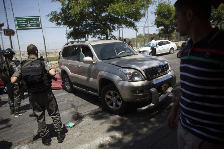 צפו: זירת פיגוע הדריסה בירושלים