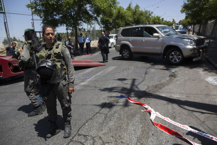 צפו: זירת פיגוע הדריסה בירושלים