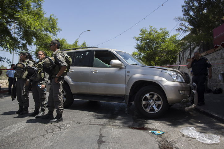 צפו: זירת פיגוע הדריסה בירושלים