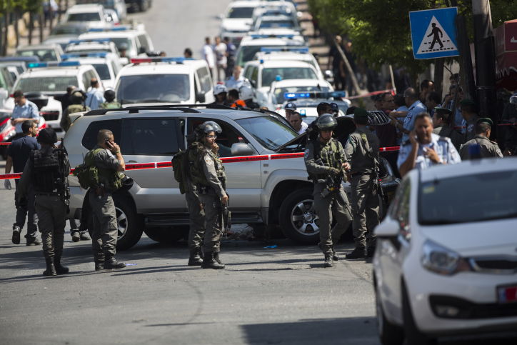 צפו: זירת פיגוע הדריסה בירושלים