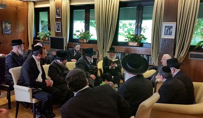 פגישת הרבנים והנשיא