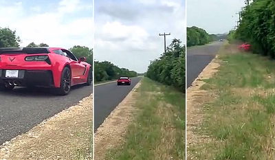 לא נעים: ריסק את רכב הספורט בנסיעה הראשונה שלו