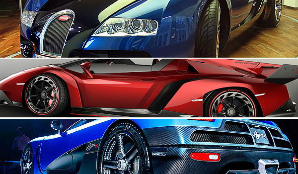 צפו: עשרת הרכבים היקרים בעולם בפעולה