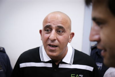 העבריין מוטי חסין בבית המשפט