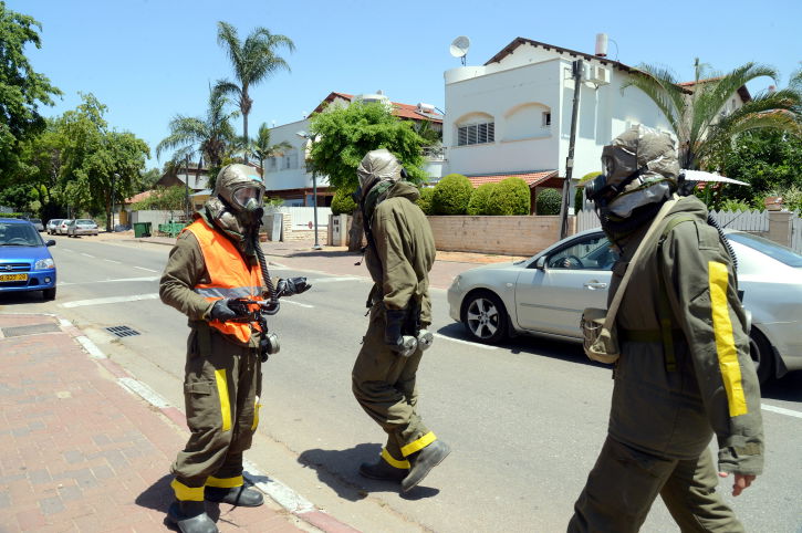 חיילים במהלך תרגיל. ארכיון