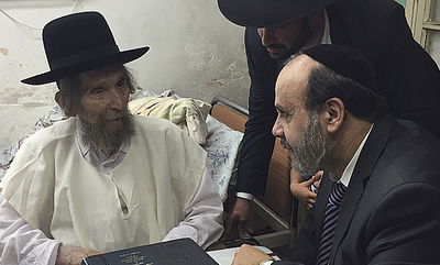 אזולאי אצל מרן הרב שטיינמן