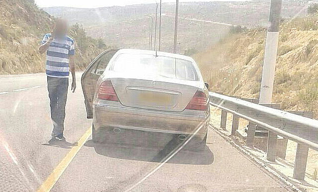 הרכב שנעצר