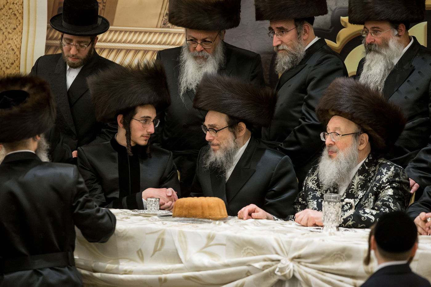 גלריה: נישואי נכד הרבי מספינקא